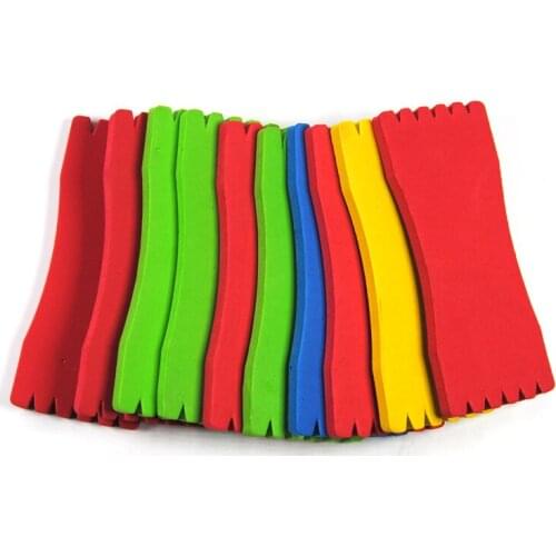 10PCS Colored Flasher Rig Foam Holder Fish Rig Store EVA 12cm Length