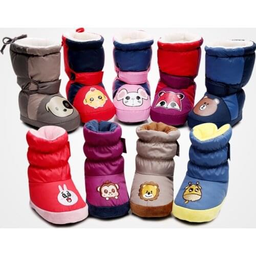 Baby Cotton Shoes Winter Thicken Warm Infants shoes Boots Girls Boys Newborn First Walker Toddler Boy Shoe For 0-1 Year