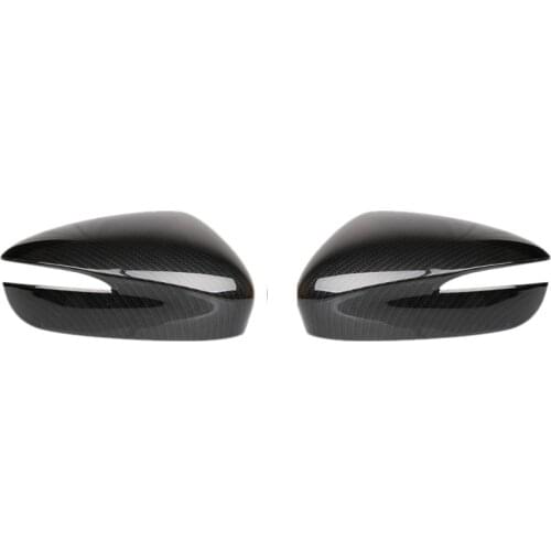 For Mazda CX3 2016 2017 CX-3 Carbon Fibre Rearview Mirror Trim Cover Car Styling Accessories 2PCS