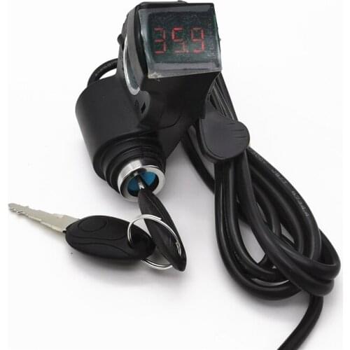Electric car thumb turn throttle gas display live door lock digital voltage display free shipping