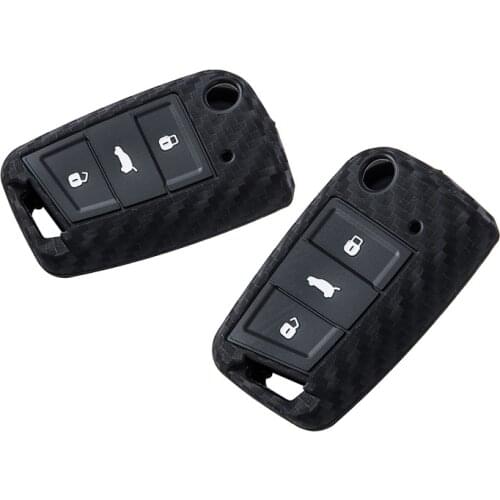 KAPU 1PC Wholesale Silica Gel Car Key Cover for Volkswagen Golf 7 MK7 Koda Octavia A7 Key Protect Case Bag Great Product
