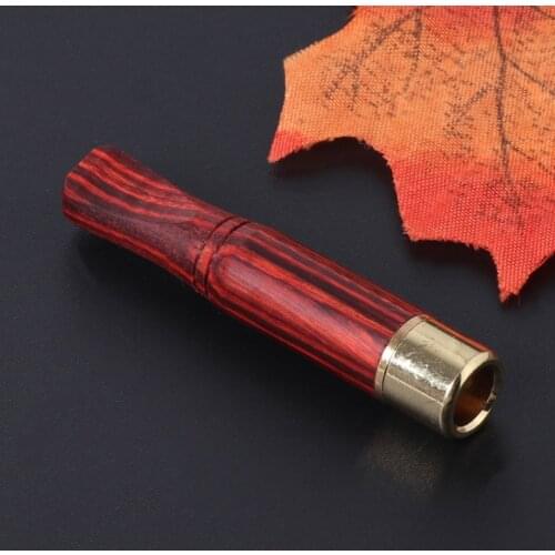 Smoking Pipe Bit Straight Filter Wooden Polish Smoke 6mm/8mm Cigarette Holder