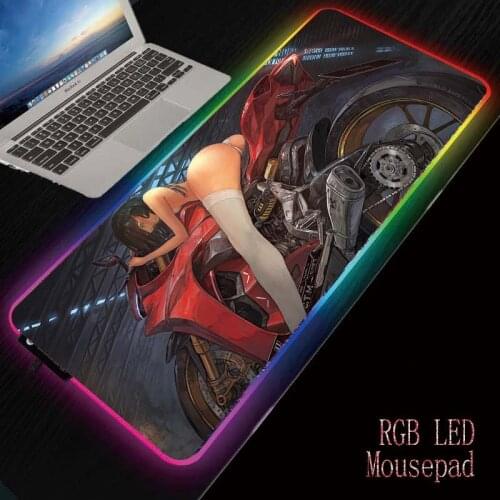 MRGBEST Sexy Girl Ass RGB Gaming Large Mouse Pad Led Computer Mousepad Big Mouse Mat with Backlight Carpet for Keyboard Desk Mat