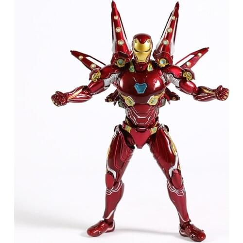 Avengers Endgame Iron Man MK50 Nano Weapon Set 2 PVC Action Figure Collectible Model Toy