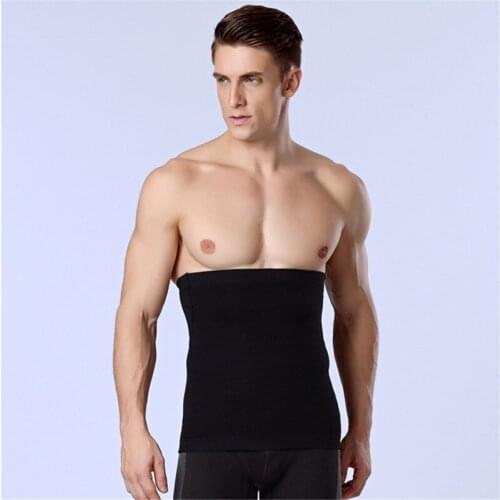 Mens Fitness Slimming Belt Male Body Shapers Bodybuilding Tummy Waist Corset Trainer Shapewear Belt Supports Waist Shaper