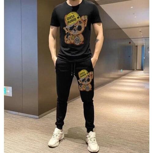 Hot sale tracksuit Man Outdoor sports Run Workout Training suit Male Fitness set Sportswear