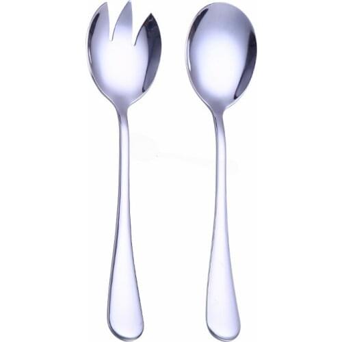 Stainless Steel Cutlery Set Fruit Salad Spoon Fork Western Luxury Mirror Tableware Kitchen Dinnet Set Silverware Set Dinnerware