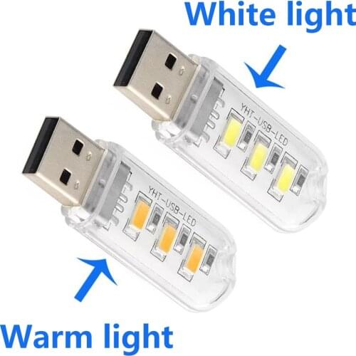 USB nightlight LED lamp mobile power lamp student dormitory lamp camping mini portable lamp charging treasure eye protection