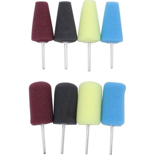 New Buffing Polishing Wheel Car Polish Buffing Shank Polishing Sponge Cone Metal Foam Pad Car Maintenance Automobile Cleaning To