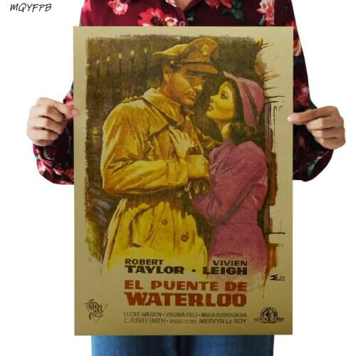 Movie Waterloo Bridge Kraft Paper Poster Home Room Wall Decoration Painting 50.5x35cm