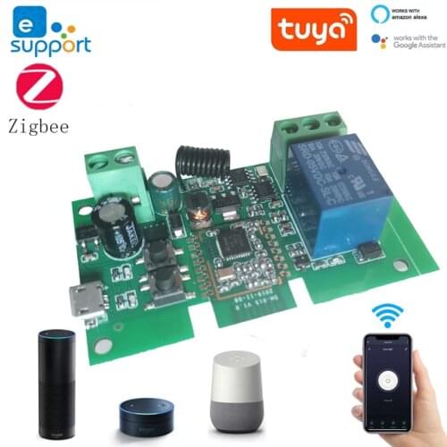 1/2CH DC5-32v Ewelink ZigBee Relay Module Remote Control Light Switch Vioce Alexa Google Home Tuya Smart Hub Gateway Bridge