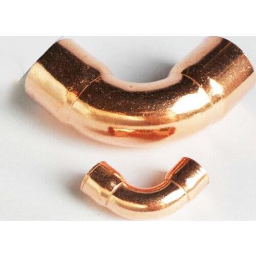 22mm Inner Dia Copper 90 Elbow Long Radius Scoket Weld End Feed Coupler Plumbing Fitting Water Gas Oil