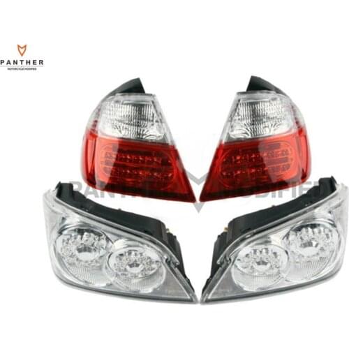 4 Pcs Motorcycle Tail Light Brake Turn Signals With LED Motor Brake Lights case for Honda GoldWind GL1800 2006-2011
