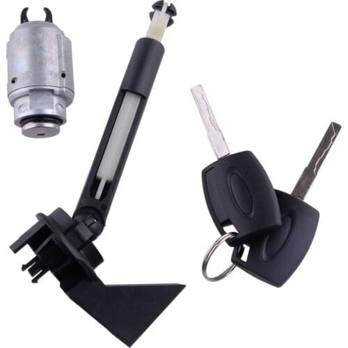 Car Bonnet Release Lock Latch With Keys Set Repair Kit Fit For Ford Focus C-Max MK2 2004 2005 2006 2007 3M5A-R16B970-AD 4556337