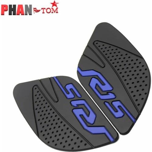 Motorcycle Tank Pad Protector Sticker Decal Gas Knee Grip Tank Traction Pad Side For YAMAHA YZF-R15 YZF R15 YZFR15