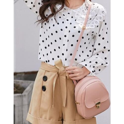 Woman Bag Girl Headphone Hole Backpack Slung Student Shoulder Mobile Phone Purse plecak damski mochilas femininas estilosas