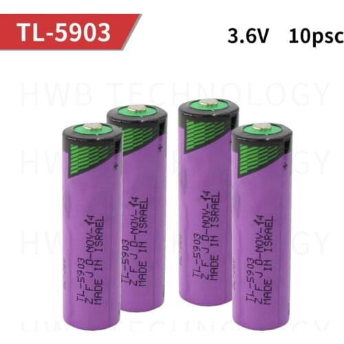 10pcs/lot Brand New High Quality TADIRAN TL-5903 3.6V 2400mAh PLC Lithium Battery Free Shipping