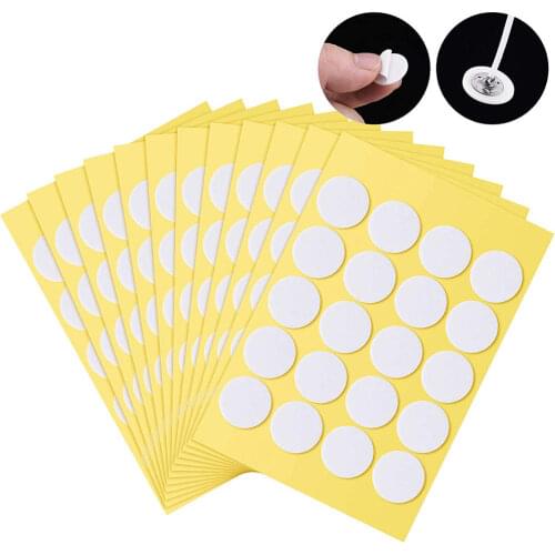 100 Pcs Candle Wick Stickers Wax Making Tools Heat Resistance Double-sided Stickers For Gypsum Diy Handmade Supplies