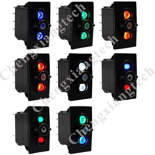 12V 24V Car Boat Marine RV- 5 Pins - On Off - SPST - Led Switch Base for Carling Arb 4x4Rocker Switch, Wateproof, 1 Base Only