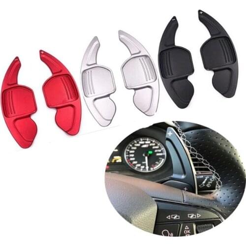 2PCS For AUDI A3 S3 A4 S4 B8 A5 S5 A6 S6 A8 R8 Q5 Q7 Car Steering Wheel Extension Shifters Shift Aluminum Shift Paddles