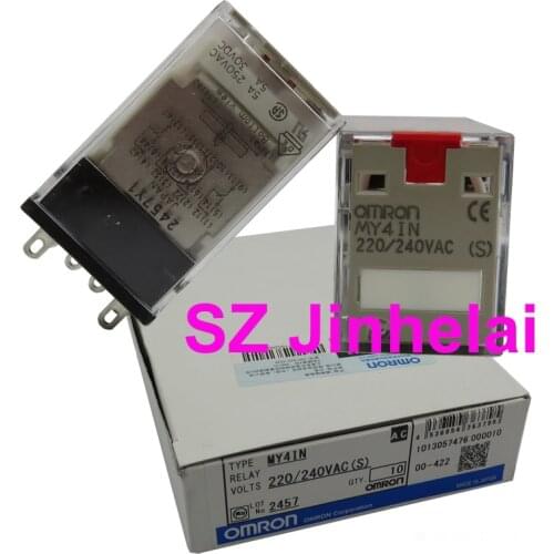 OMRON MY2N 24VDC 12VDC 220/240VAC Authentic original Power relay DC24(S) DC12V AC220/240V