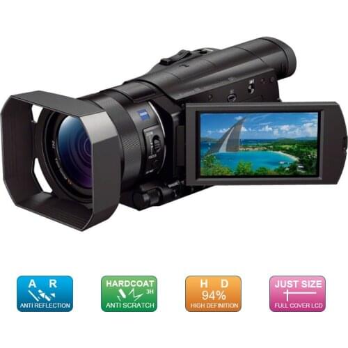 6pcs, 3pack) LCD Guard Film Screen Protector for Sony AX1 PXWX70 TD30 PCK-LS35W HDR-CX900 CX900 FDR-AX100 AX100 Camcorder