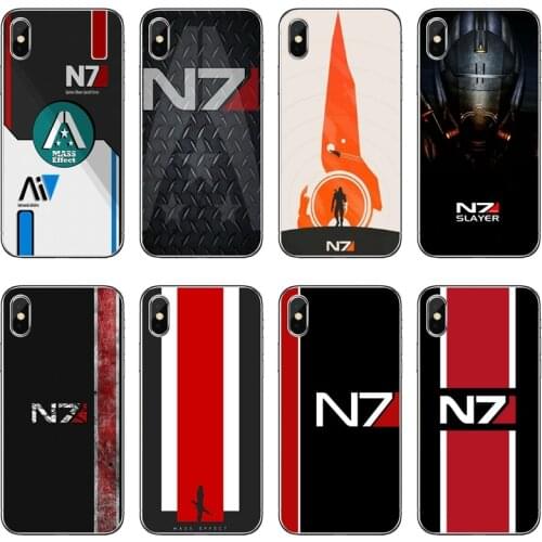N7 Mass Effect Accessories phone Case For Huawei P30 P20 Pro P10 P9 P8 Lite Y5 Y6 Y7 Y9 P Smart Plus 2018 2019