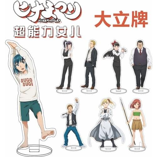 Anime Hinamatsuri Nitta Hina Nitta Yoshifumi Anzu Cartoon Acrylic Figure Stand Model Plate Desktop Decor Game Cosplay Gift