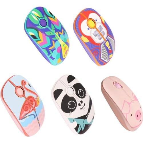 Wireless 2.4G USB Cute Mouse Gaming Optical 1600DPI Mice For Mac HP Ergonomic Pink Mause Laptop Gamer Computer Mice Girls Kid PC