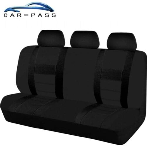 Car-pass car seat cover washable auto accessories universal black gray mesh fabric rear car seat covers for Toyota Honda Mazada