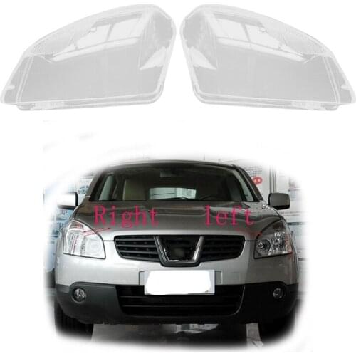 For Nissan Qashqai 2008-2015 Headlight Shell Lamp Shade Transparent Lens Cover Headlight Cover
