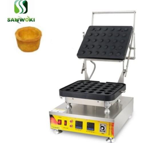 110V 220V Electric Cylinder shape egg tart shell machine tartlet shell baker Tartlet Pan 30pcs/mold Non-stick egg tartlet maker
