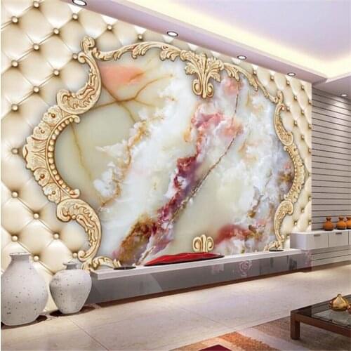 Beibehang photo wall paper European imitation marble mural wallpapaer roll bedroom 3d flooring mural wallpaper for living room