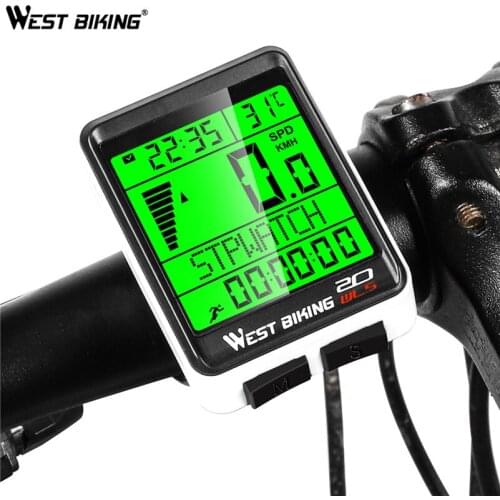 Mountain Bicycle Wireless Code Meter Large Screen Multi Function Interface Waterproof Speed Bicycle Speedometer Bike Computer