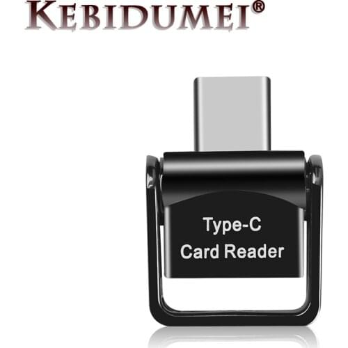 Kebidumei USB 3.0 Card Reader Type C USB-C TF Micro SD OTG Card Reader For Samsung Lightweight Portable Mini Memory Card Reader