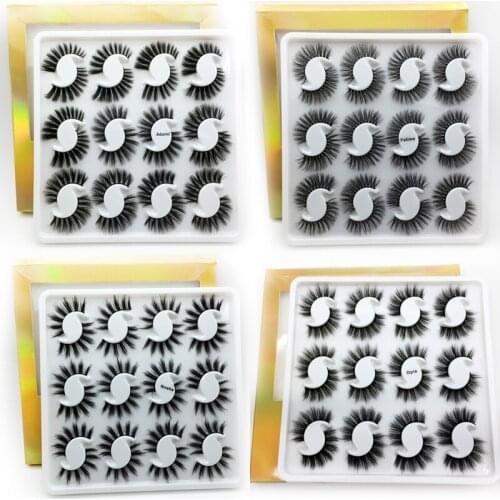 LTWEGO 12/5 pairs volume fluffy false eyelashes dramatic 3d mink lashes natural long eyelash extension faux cils makeup cilios