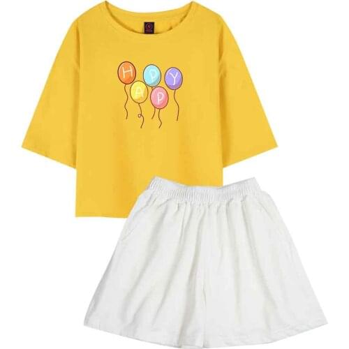 Cute Sleepwear Women Set Homewear Suit Cartoon Print Short Set Pajamas Short Sleeve Ladies Pants Suit Luxury Pajamas for Women