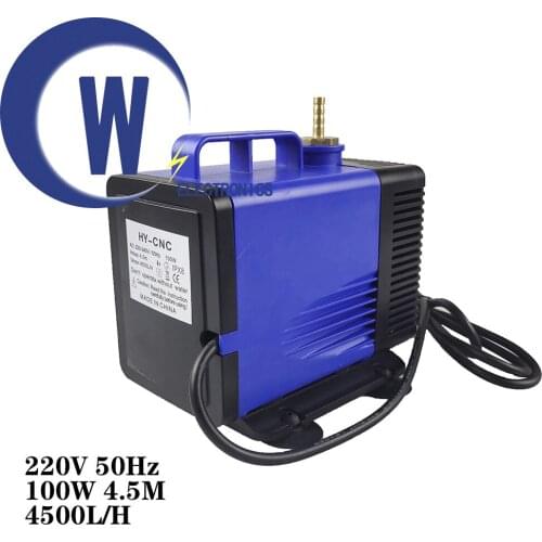 Multifunctional submersible pump 100W 4.5M 4000L / H AC 220V input laser engraving and cutting machine spindle cooling