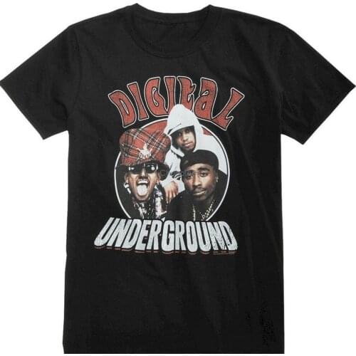 New Digital Underground Squad 1990 Humpty Dance 2 Pac Mens Vintage T Shirt 2Pac Shakur California Love Tour