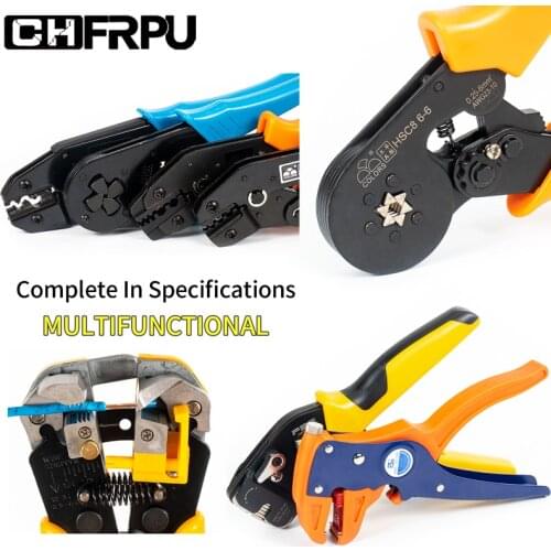 Line clamp Naked Cold pressing Terminals Crimper Heat Connector Wire pliers Jaws Hand tool Insulated Multi-model crimping pliers