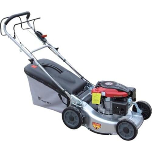 Hot Sale 19 inch 5.5P 4 Stroke Aluminum Deck Self Propelled Petrol Garden Machines Gas Lawn Mower