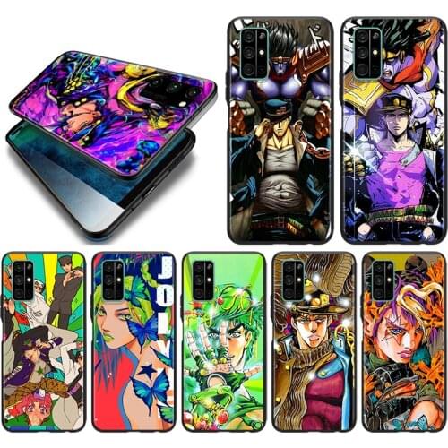 Hot Anime JoJo Bizarre Adventure For Huawei Honor 10i 10 9C 9A RU 9X 9N 9S 9 Pro Lite Play 3E V9 Black Silicone Phone Case