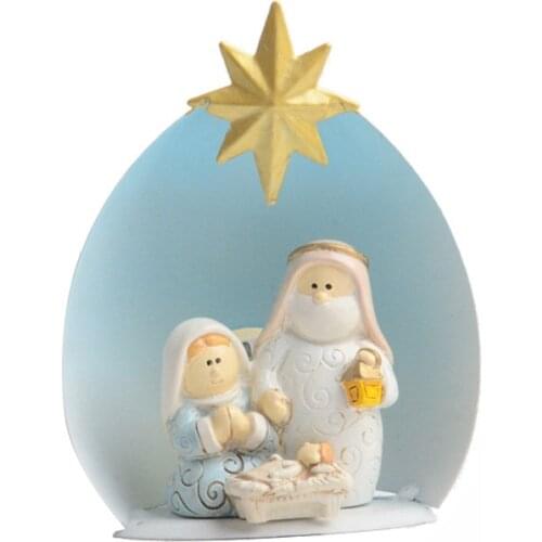 Jesus Home Decoration Cartoon Nativity of Jesus Home Decoration Christmas Gift Church Decor Religious Utensils