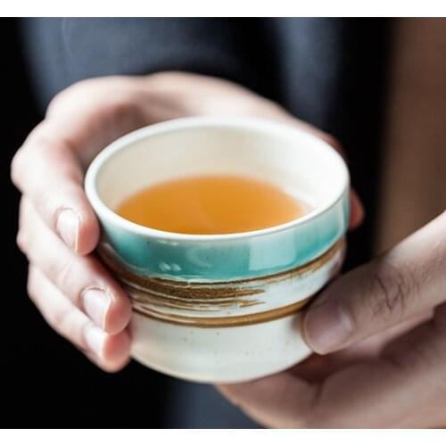 Vintage water Cup Japanese Style Ceramic Tea Mug retro Personality brief porcelain afternoon coffee cup home decor drinkware