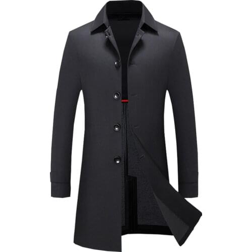 Мужские длинные тренчи Zxojk China At AliExpress