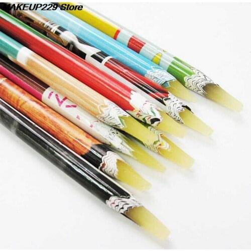 1Pcs Self Adhesive Resin Rhinestones Picker Pencil Wax Pen Long Nail Art Gem Crystal Pick Up Tool
