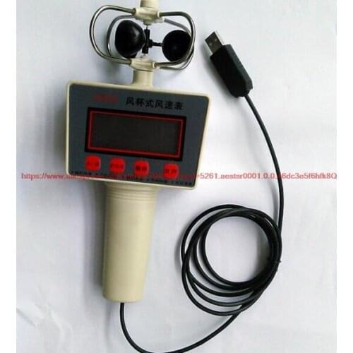 100% NEW USB hand-held wind speed sensor with wind speed sensor