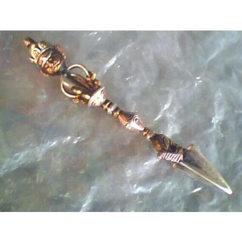 >176 Jiang Mochu of Tibetan Buddhist jewelry copper Vajrakilaya tricolor (scheduled)