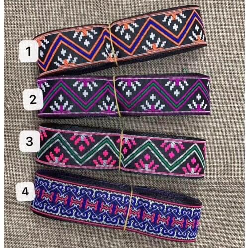 3.3cm nation style jacquard ribbon,XERY191202J