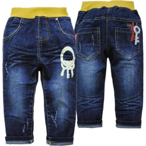 4046 baby pants jeans soft denim boys jeans kids trousers navy blue kids soft spring autumn baby clothes fashion new